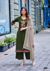 Resham By Mittoo Mul Dhabu Cotton Kurti With Bottom and Dupatta